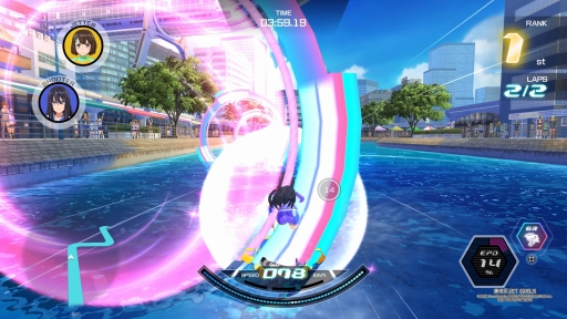 画像ギャラリー No.033のサムネイル画像 / 「神田川 JET GIRLS」を先行プレイ。本格的な水上ジェットレースと,健康的な魅力あふれる美少女たちの物語が楽しめる新作アクションレース