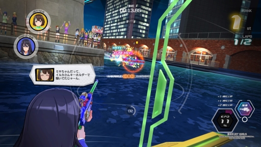 画像ギャラリー No.034のサムネイル画像 / 「神田川 JET GIRLS」を先行プレイ。本格的な水上ジェットレースと,健康的な魅力あふれる美少女たちの物語が楽しめる新作アクションレース