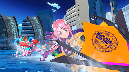 画像ギャラリー No.004のサムネイル画像 / 爆乳Pこと高木謙一郎氏によるPS4「神田川 JET GIRLS」が本日発売。ジェットレースに青春を懸ける少女達を描く青春群像劇