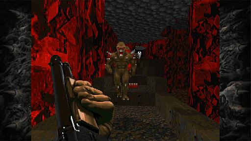 画像ギャラリー No.002のサムネイル画像 / 現行機種向け「DOOM」「DOOM II」のアップデート実施。60fps対応のほか,ジョン・ロメロ氏の「SIGIL」もプレイ可能に