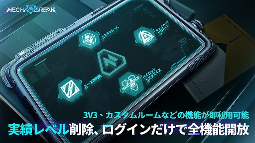 画像ギャラリー No.007のサムネイル画像 / 「Mecha BREAK」,チュートリアル終了後に12機体を無料開放。キャラメイク調整の無料化や,一部モードでの部品無効化などを発表