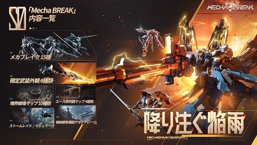 画像ギャラリー No.004のサムネイル画像 / 対戦メカシューター「Mecha BREAK」,本日リリース。異なる戦闘スタイルをもつ15体のストライカーで高速バトルを体験