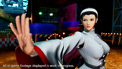 画像ギャラリー No.007のサムネイル画像 / 「THE KING OF FIGHTERS XV」に参戦する神楽ちづるのキャラクタートレイラーが公開。草薙 京，八神 庵とともに“三種の神器チーム”を結成