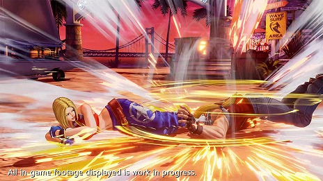 画像ギャラリー No.004のサムネイル画像 / 「THE KING OF FIGHTERS XV」，コマンドサンボを得意とする女性格闘家“ブルー・マリー”のキャラクタートレイラーが公開