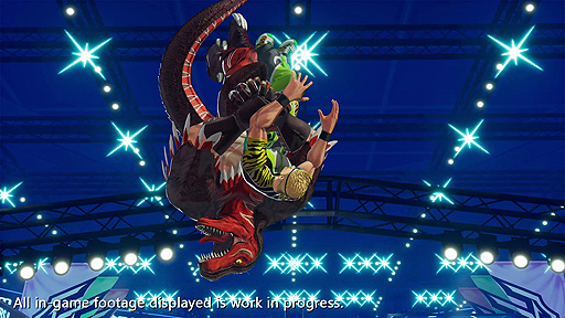 画像ギャラリー No.003のサムネイル画像 / 「THE KING OF FIGHTERS XV」，謎（？）の悪役レスラー“キング・オブ・ダイナソー”のキャラトレイラーが公開