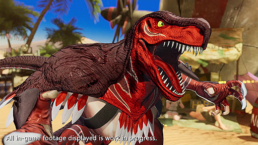 画像ギャラリー No.006のサムネイル画像 / 「THE KING OF FIGHTERS XV」，謎（？）の悪役レスラー“キング・オブ・ダイナソー”のキャラトレイラーが公開
