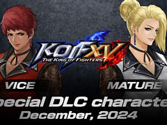 冷淡な現実主義者のマチュア，極めて残忍で冷酷なバイスが「THE KING OF FIGHTERS XV」に参戦。2024年12月に同時配信