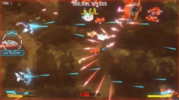 画像ギャラリー No.005のサムネイル画像 / 弾幕シューティング「グランブロックシューター」の配信が本日スタート。ほかの機体と融合する「フュージョンシステム」を搭載
