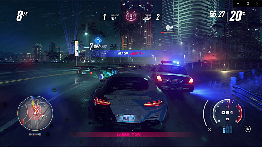画像ギャラリー No.004のサムネイル画像 / ［gamescom］シリーズ最新作「Need For Speed Heat」プレイレポート。昼は通常のレースを，夜は警察とカーチェイスを繰り広げよう