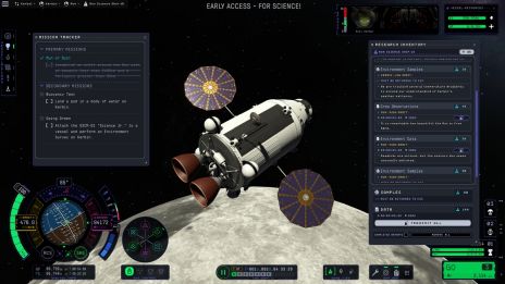 画像ギャラリー No.002のサムネイル画像 / 「Kerbal Space Program 2」,アップデートで探索モードを追加。ミッションをクリアすることで,サイエンスポイントの収集が可能に