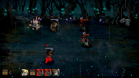 画像ギャラリー No.006のサムネイル画像 / ローグライクRPG「MISTOVER」のゲームシステムが公開。ターン制のダンジョンやコマンド選択バトル，宝箱・ワナ・草むらなど