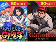 「くにおくん」シリーズ作品が最大75％オフ。アークシステムワークスのSteamセール“RIVER CITY SALE”が開催