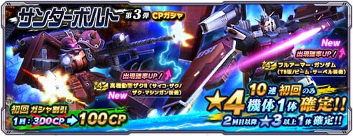 画像ギャラリー No.002のサムネイル画像 / 「ガンダムネットワーク大戦」，イベントバトル“激突！サンダーボルト宙域奪還作戦”がスタート