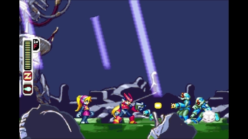 画像ギャラリー No.064のサムネイル画像 / 「ロックマン ゼロ＆ゼクス ダブルヒーローコレクション」を紹介。プレイヤー好みに設定できるモードや改造カードの再現が嬉しい一作