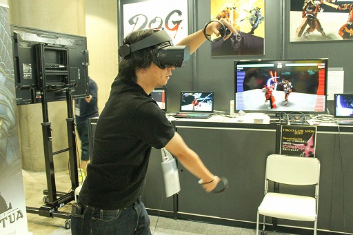 画像ギャラリー No.003のサムネイル画像 / ［TGS 2019］VRで剣戟対戦が楽しめる「デュエル・オブ・ガルガンチュア」を体験。剣と剣がぶつかるガチな決闘で，気分は剣士