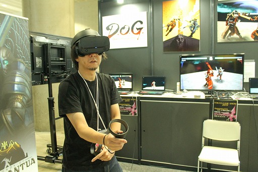 画像ギャラリー No.004のサムネイル画像 / ［TGS 2019］VRで剣戟対戦が楽しめる「デュエル・オブ・ガルガンチュア」を体験。剣と剣がぶつかるガチな決闘で，気分は剣士