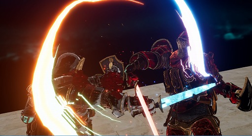 画像ギャラリー No.008のサムネイル画像 / ［TGS 2019］VRで剣戟対戦が楽しめる「デュエル・オブ・ガルガンチュア」を体験。剣と剣がぶつかるガチな決闘で，気分は剣士