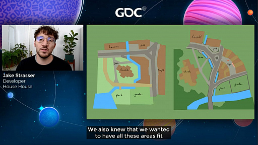 画像ギャラリー No.012のサムネイル画像 / ［GDC 2021］Google マップから作られた「Untitled Goose Game」のマップは，何を目指したのか
