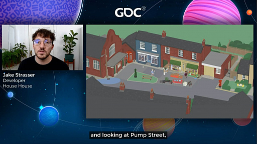 画像ギャラリー No.026のサムネイル画像 / ［GDC 2021］Google マップから作られた「Untitled Goose Game」のマップは，何を目指したのか