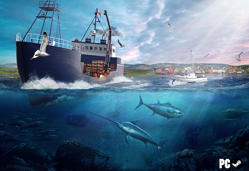 画像ギャラリー No.001のサムネイル画像 / 漁業シムの続編「Fishing: North Atlantic」が発表。北大西洋を舞台に銛漁や延縄漁法にも挑戦できる