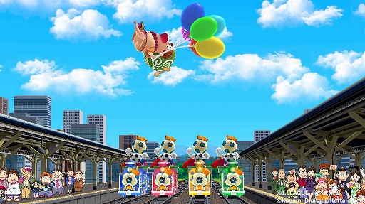 画像ギャラリー No.004のサムネイル画像 / 「桃鉄」とJリーグのコラボが本日開幕。ゲーム内対戦イベント開催をはじめ,全58クラブのホームスタジアムではオリジナル列車をプレゼント