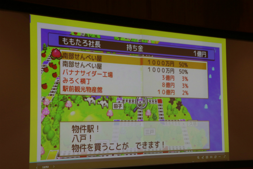 画像ギャラリー No.011のサムネイル画像 / 「桃鉄 教育版」の教育的価値や小学校での実践事例を紹介。「エデュテイメント祭り! at 東京大学」のセッションをレポート