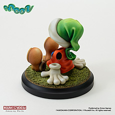 画像ギャラリー No.014のサムネイル画像 / 「moon」主人公“透明の少年”のフィギュアの予約受付が豆魚雷で本日スタート。moon×TORCH TORCHなキャップは本日発売