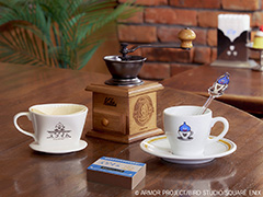 「ドラゴンクエスト」シリーズより，スライムの「純喫茶」風アイテムが登場。カリタ製のコーヒーミルなど