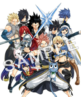 画像ギャラリー No.001のサムネイル画像 / 「FAIRY TAIL」,真島ヒロ氏描き下ろしのパッケージイラストが公開。豪華版に封入される布ポスターのイラストも