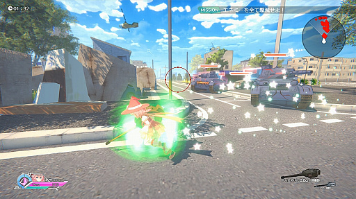 画像ギャラリー No.006のサムネイル画像 / ［TGS 2019］敵や街・戦車砲ですべてをぶっ壊す「魔砲少女のメイガスフィア」の試遊をレポート