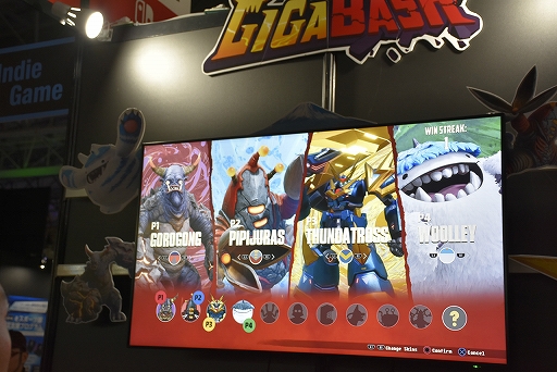 画像ギャラリー No.003のサムネイル画像 / ［TGS 2019］怪獣とロボットたちによるハチャメチャな大乱戦！　対戦アクション「GIGABASH」のプレイレポート