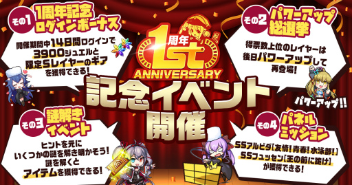 画像ギャラリー No.001のサムネイル画像 / PC版「ミストトレインガールズ」が配信1周年。記念イベントが本日より開催