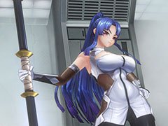 「アクション対魔忍」，新たなプレイアブルキャラクター「八津紫」が本日登場。大型の斧を振り回して敵を粉砕