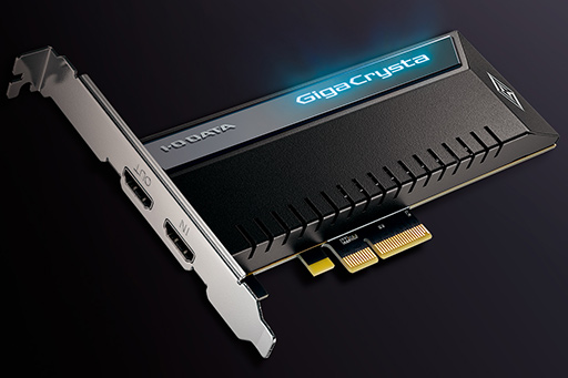 画像ギャラリー No.002のサムネイル画像 / I-O DATAからPCIeビデオキャプチャカード「GV-4K60/PCIE」が発売に。4K/60pやフルHD/240p映像の録画や配信ができる