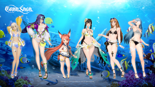 画像ギャラリー No.004のサムネイル画像 / 「グランサガ」,イベント“夏と冒険のアンサンブル”を開催。夏をテーマにした新衣装が登場