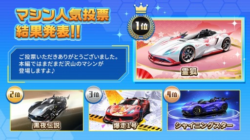 画像ギャラリー No.002のサムネイル画像 / 「爆走ドリフターズ」の事前登録者数が20万人を突破。Twitterキャンペーンを実施