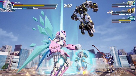 画像ギャラリー No.001のサムネイル画像 / Switch版「オーバーライド 巨大メカ大乱闘 スーパーチャージエディション」のあらかじめDLが開始。ゲームの紹介動画も公開に