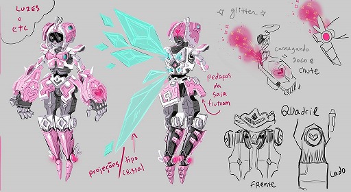 画像ギャラリー No.002のサムネイル画像 / 「オーバーライド 巨大メカ大乱闘」の開発秘話が公開。パイロットのデザイン案やメカの設定画を含んだコンセプトアートも