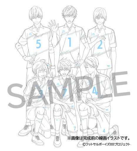 画像ギャラリー No.016のサムネイル画像 / 「フットサルボーイズ!!!!!」，アニメ放送記念の大型広告が新宿駅に登場