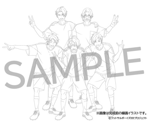 画像ギャラリー No.018のサムネイル画像 / 「フットサルボーイズ!!!!!」，アニメ放送記念の大型広告が新宿駅に登場