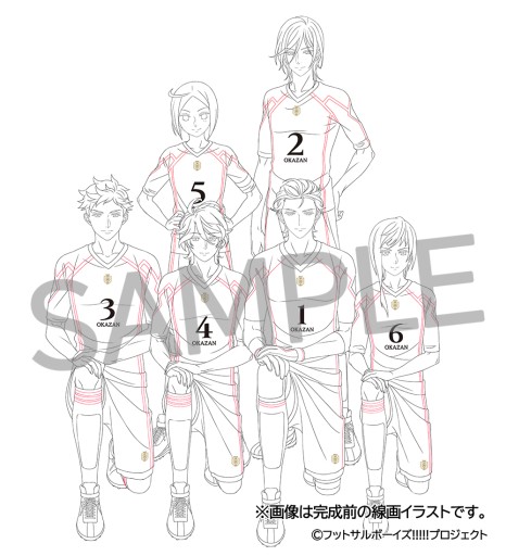 画像ギャラリー No.020のサムネイル画像 / 「フットサルボーイズ!!!!!」，アニメ放送記念の大型広告が新宿駅に登場
