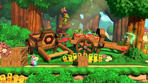 画像ギャラリー No.002のサムネイル画像 / PS4/Switch用ソフト「Yooka-Layleeとインポッシブル迷宮」が本日配信。「Yooka」と「Laylee」が冒険するアクションADV