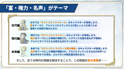 画像ギャラリー No.002のサムネイル画像 / 「アナザーエデン 時空を超える猫」,「オクトパストラベラー」シリーズと12月7日よりコラボ。サイラス,パルテティオ,ティティが仲間になる