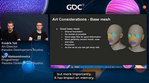 画像ギャラリー No.016のサムネイル画像 / ［GDC 2021］「Crusader Kings III」の“遺伝”システムとキャラクターグラフィックスの自動生成について，技術とアートの両面から解説