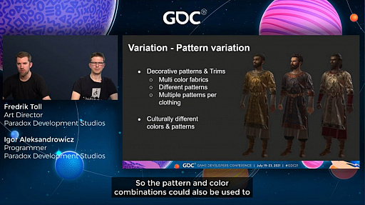 画像ギャラリー No.018のサムネイル画像 / ［GDC 2021］「Crusader Kings III」の“遺伝”システムとキャラクターグラフィックスの自動生成について，技術とアートの両面から解説