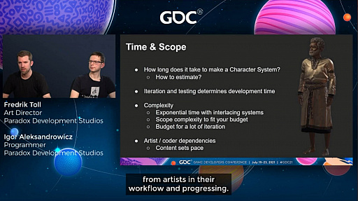 画像ギャラリー No.022のサムネイル画像 / ［GDC 2021］「Crusader Kings III」の“遺伝”システムとキャラクターグラフィックスの自動生成について，技術とアートの両面から解説