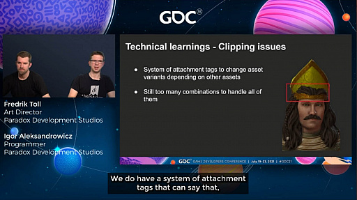 画像ギャラリー No.025のサムネイル画像 / ［GDC 2021］「Crusader Kings III」の“遺伝”システムとキャラクターグラフィックスの自動生成について，技術とアートの両面から解説