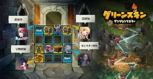 画像ギャラリー No.002のサムネイル画像 / スマホ向けローグライクRPG「グリーンスキン：ダンジョンマスター」の配信がスタート