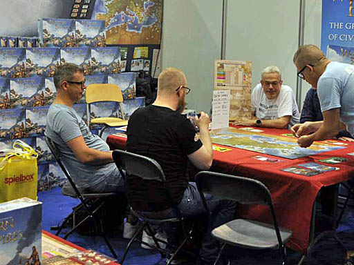 画像ギャラリー No.003のサムネイル画像 / [SPIEL'19]「MEGA CIVILIZATION」が進化，分裂して帰ってきた！　新作「Western Empires」のデザイナーにそのデザイン意図を聞く