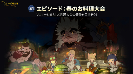 画像ギャラリー No.002のサムネイル画像 / 「ニノクロ」に新エピソード“春のお料理大会”が実装